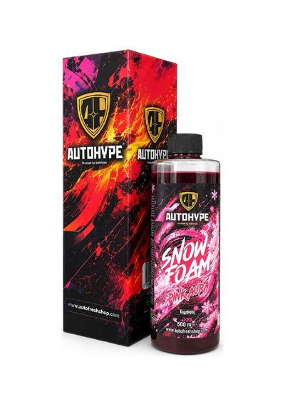 Snow Foam Pink Aura 500 Ml Konsantre Pembe Köpük Oto Ön Yıkama Şampuanı Yoğun Köpük