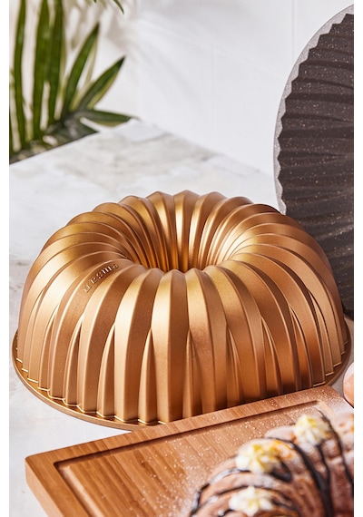 Emsan Griss Hard Stone Döküm Kek Kalıbı Gold 24 Cm