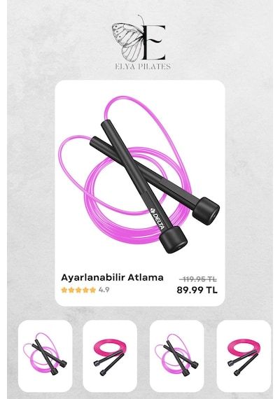 Evde Pilates Deneyimini Yükseltin: Tüm İhtiyaçlarınızı Karşılayan Pilates Seti Beyaz - Pembe