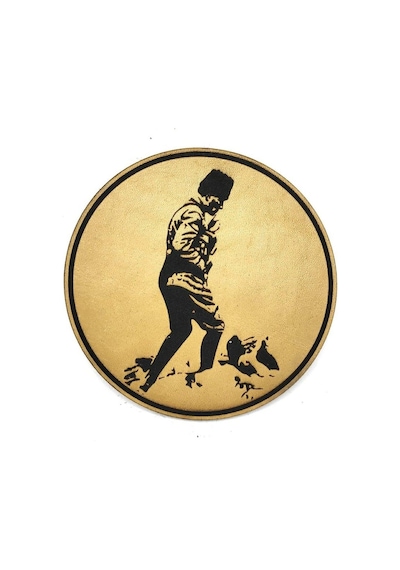 Atatürk Kocatepe Deri Peç - Arma - Askeri Patch Çok Renkli