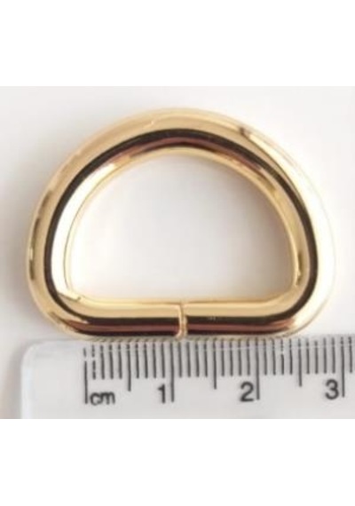 Angel Çanta Aksesuar D Halka 2.5 Cm Light Gold