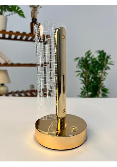 Favora Erkaya Usb Şarjlı Dokunmatik Led Lamba Model 1 Şeffaf