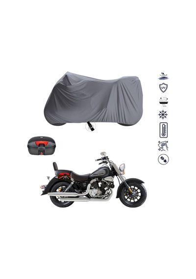 DORADO POSEİDON 250 ÇANTALI MOTOSİKLET BRANDA SU GEÇİRMEZ TOPCASE UYUMLU MOTOR BRANDA