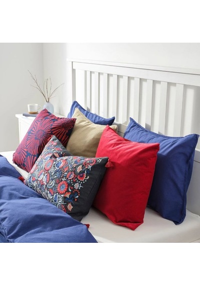 Ikea Skogskorn Dekoratif Yastık 40 X 65 Cm Koyu Gri Koyu Lacivert Kırmızı Çok Renkli