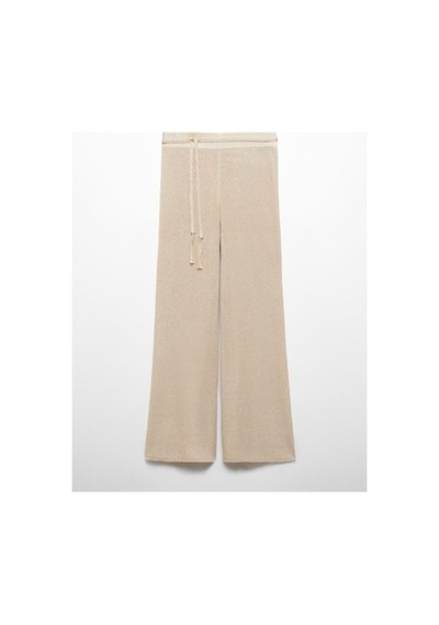 101Dzyn Mango Lurex Örgülü Geniş Paça 100