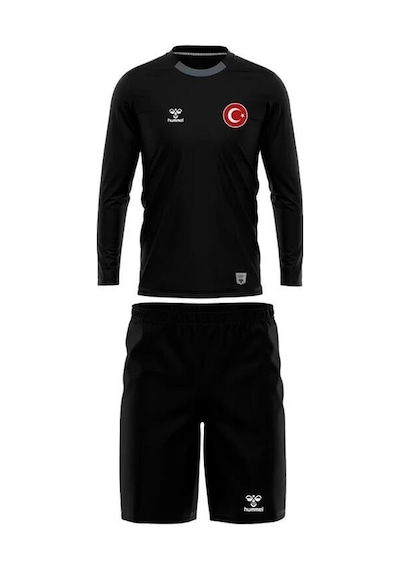 Hummel Royal Milli Takım Kaleci Forma Takımı Siyah