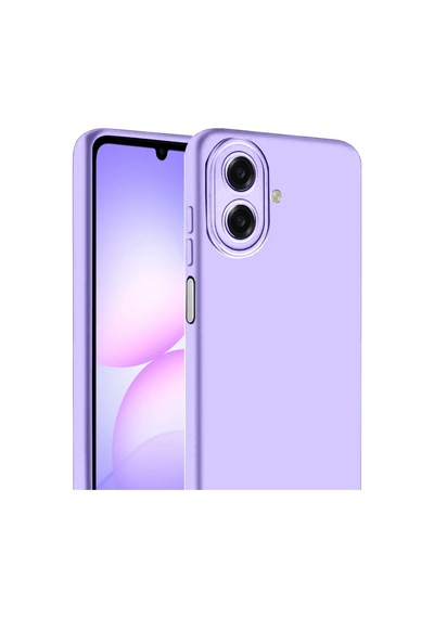 Samsung Galaxy  Uyumlu,  A07 4g First Silikon - Lila