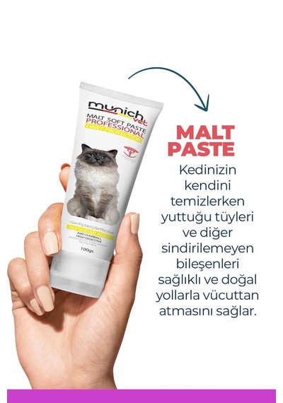 Munich Vet 2'li Set Biotin Plus Tüy Damlası 50 ML & Malt Pasta 100 G