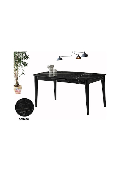 60x100 Ortadan Açılır Mdf Mutfak,salon,yemek Odası Masası Sonato