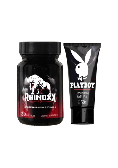 Rhinoxx Erkeklere 30lu Penisözel Deneyimler Formülü + Playboy 50 Ml Kaydırıcıkrem
