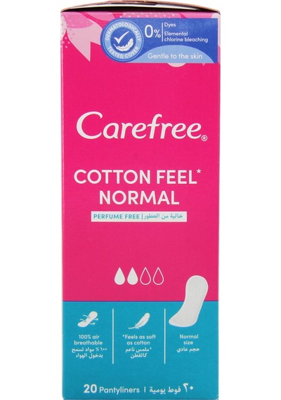 Carefree Breathable Normal Günlük Ped 20'li