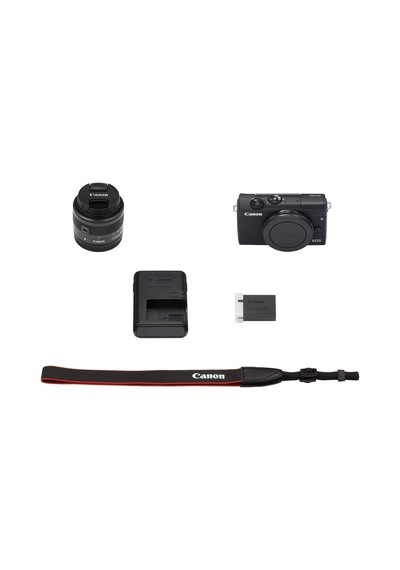 Canon EOS M200 + 15-45 MM IS STM Aynasız Fotoğraf Makinesi (Canon Eurasia Garantili)