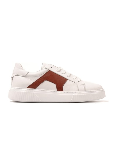 Sneaker Erkek Og-437 John May Beyaz-taba