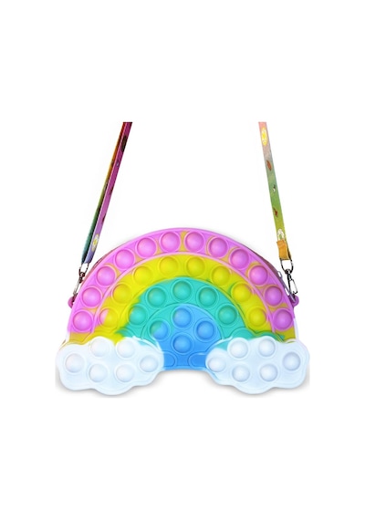 Ogi Mogi Toys Silikon Gökkuşağı Omuz Çantası