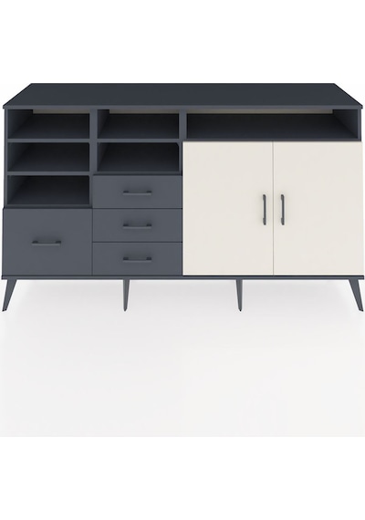 Hyperion Konsol 7 Raflı 4 Çekmeceli 2 Kapaklı 176x44x99 Antrasit- Antrasit-aytaşı/antrasit Hyperion Konsol 7 Raflı 4 Çekmeceli 2 Kapaklı 176x44x99 Antrasit- Antrasit-aytaşı/antrasit
