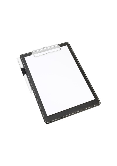 Sekreterlik,a5 Küçük Boy,kapaksız,a5 Clipboard Vegan Suni Deri,17,5x24,5 Cm.,siyah