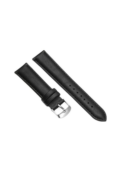 22mm Saat Uyumlu Düz Siyah Klasik Model Deri Saat Kordonu Kayışı 46mm Akıllı Pimli Diğer