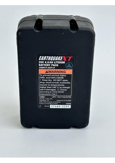 Earthquakext 20v 4.0ah Li-ion Akü Eqbxt-20v4 Kutusuz