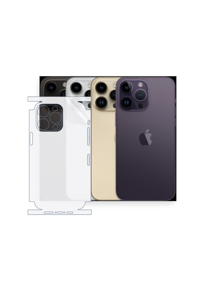 İphone 14 Pro Max Uyumlu Fullbody Arka Kaplama Hidrojel Koruyucu Film
