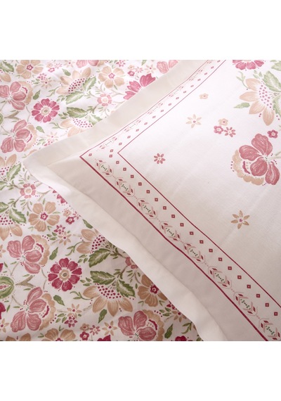 Kaşmir Home Mery %100 Pamuk Tek Kişilik Nevresim Takımı Pudra Pembe