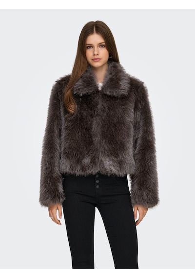 Only Onlmanny Faux Fur Otw Noos Kahverengi Kadın Mont 15322406