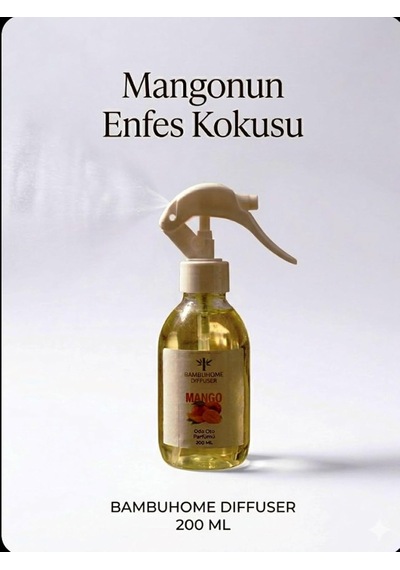 Oda Kokusu Mango 200 Ml Tatlı Fresh Spreyli Bambuhome Dıffuser Diğer