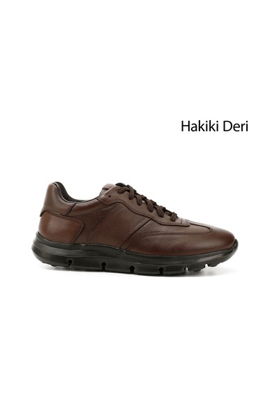 Gönderi(R) Erkek Kahverengi Bağcıklı Hakiki Deri Sneaker Ddma83531690 Kahverengi
