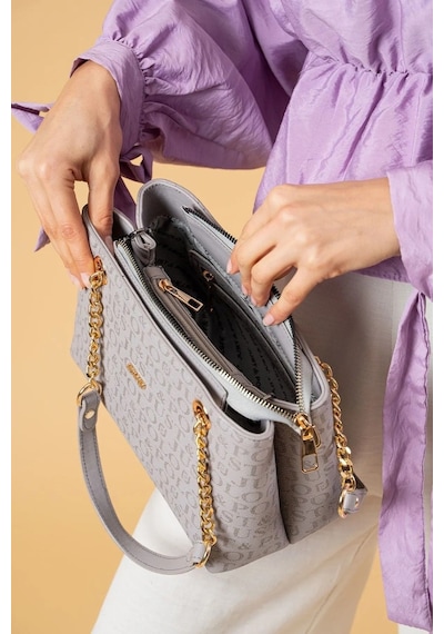 Just Polo Kadın El Ve Omuz Çantası 2181mh Gri 48629383