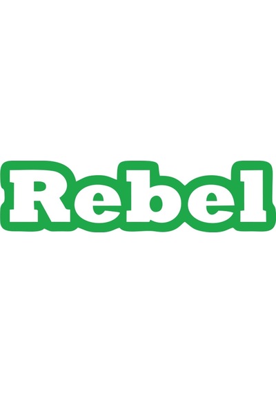 Rebel Araba Sticker 17x17 Cm Yeşil
