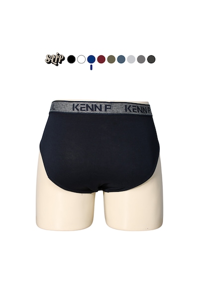 Kp Erkek Düz Pamuklu Lacivert Boxer Slip Boxer Lacivert