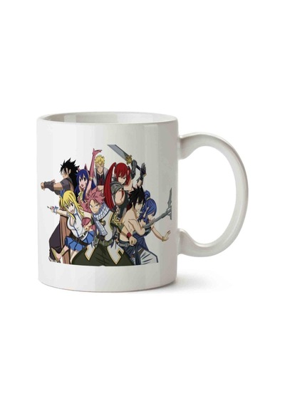Fairy Tail 11 Porselen Kupa Bardak Beyaz