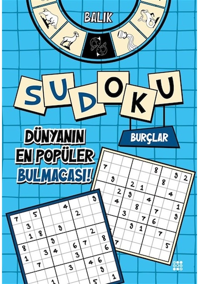 Burçlar Sudoku / Balık Kalem Hediyeli