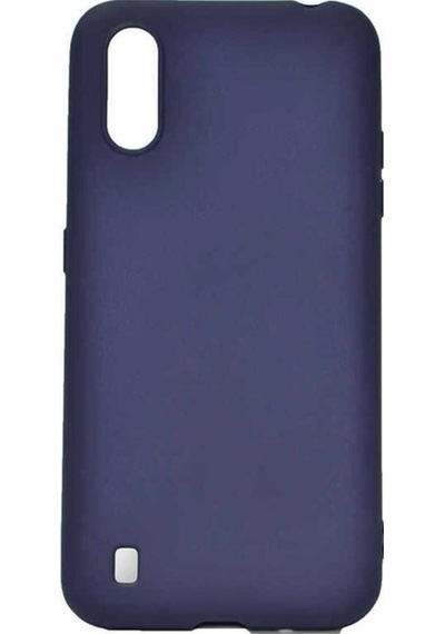 Galaxy A01 Kılıf Zore Premier Silikon Kapak Lacivert