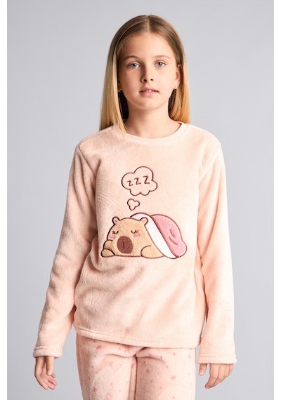 Defacto Figür Baskılı Welsoft Pelüş 2li Pijama Takımı Kız Çocuk H9519a826wnpn684 Pembe-pn684 Defacto Figür Baskılı Welsoft Pelüş 2li Pijama Takımı Kız Çocuk H9519a826wnpn684 Pembe-pn684