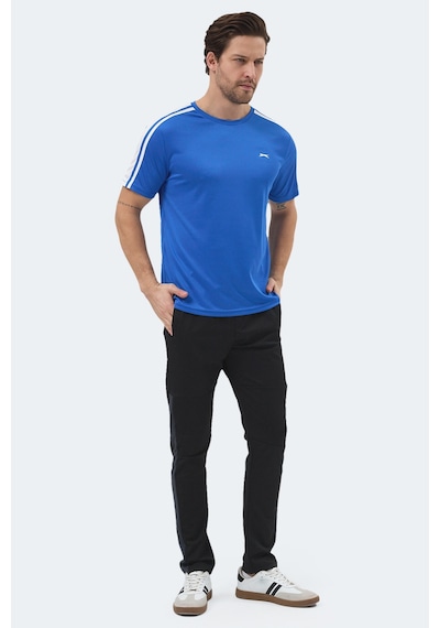 Slazenger Rewınd Erkek Saks Mavi Tişört Saks Mavi