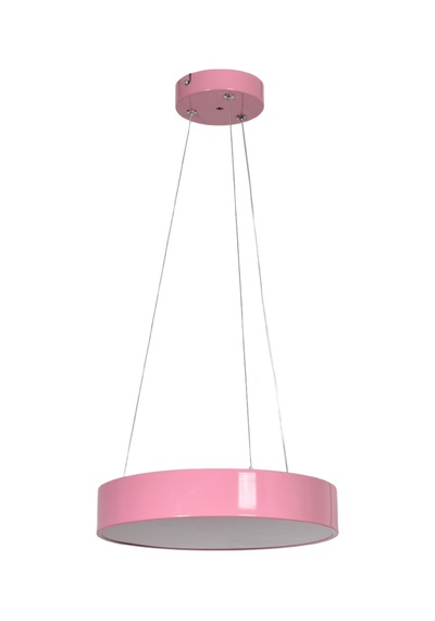 Dakota Modern Panel Ledli Salon Çocuk Odası Yatak Odası Mutfak Pembe Renk Led Avize Beyaz Işık Pembe Pembe