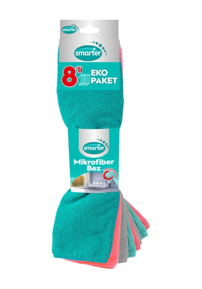 Smarter Mikrofiber Temizlik Bezi 8'li