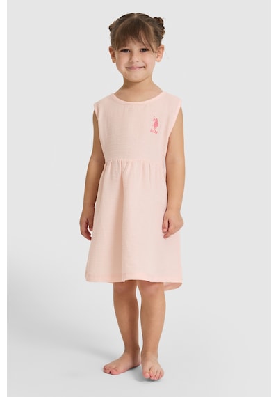 U.s. Polo Assn. Kız Çocuk Somon Pijama Takım 50326613-vr047