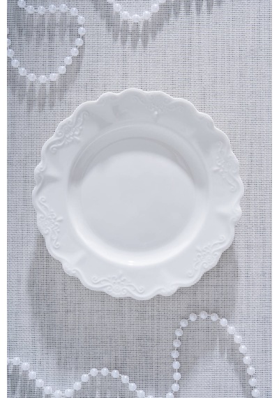 Acar King Pasta Tabağı - 18 Cm Beyaz
