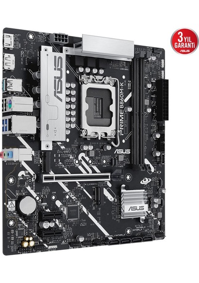 Asus Prıme B860m-k, 8800mhz, 2xddr5 2xm.2, Hdmı, Dp, Intel Core Ultra Cpu Seri 2 , Lga1851 Soket Anakart