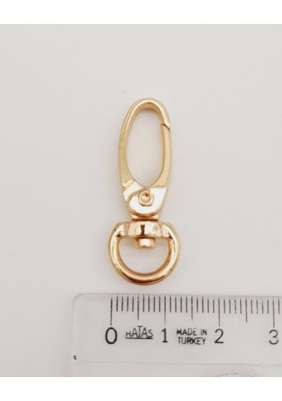 Angel Çanta Aksesuar 1 Cm Light Gold Renk Kanca