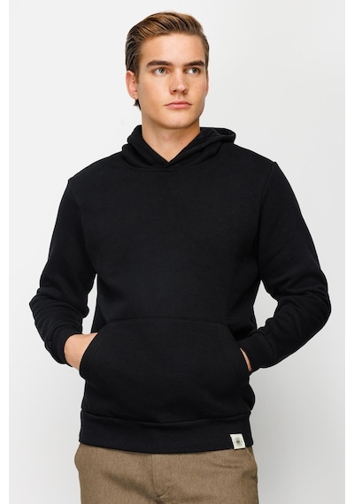 Igs İgs Erkek Siyah Standart Kapşonlu Sweatshirt Siyah