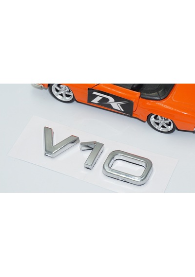 Dk Tuning V10 3m 3d Krom Abs Bagaj Logo Amblem Audi İle Uyumlu