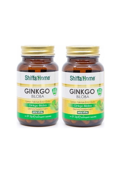 Shiffa Home Ginkgo Biloba Kapsül 620 Mg X 60 Kapsül 2 Kutu