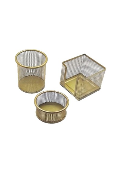 Mas 505 3 Lü Gold Perfore Üçlü Masaüstü Set Diğer