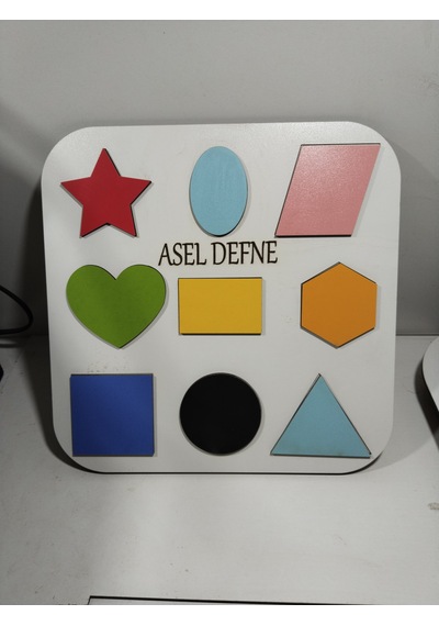 Çocuk Gelişimi Şekiller Yap-boz Puzzle Oyun Kaliteli