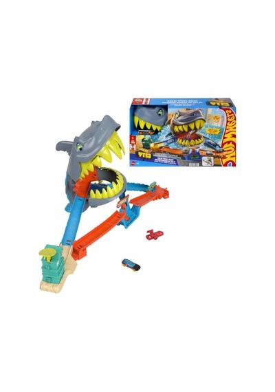 Köpek Balığı Temalı Hot Wheels Oyuncak Ve Oyun Seti