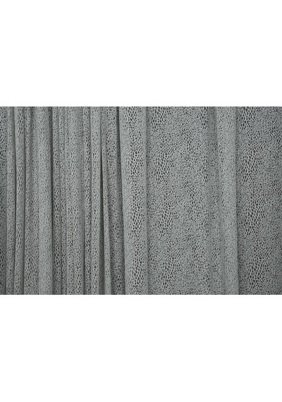 Mikro Model Gri Renk Hazır Dikilmiş Pileli Fon Perde 300x260 Cm
