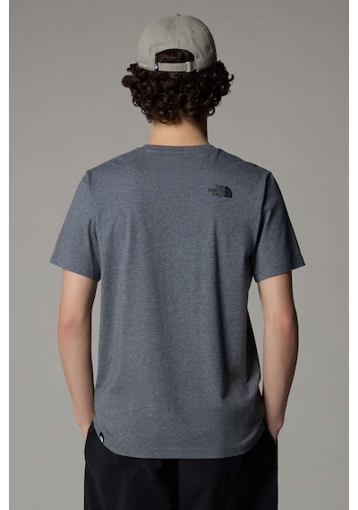 The North Face M Ss Sımple Dome Tee Gri Erkek Kısa Kol T-shirt Gri