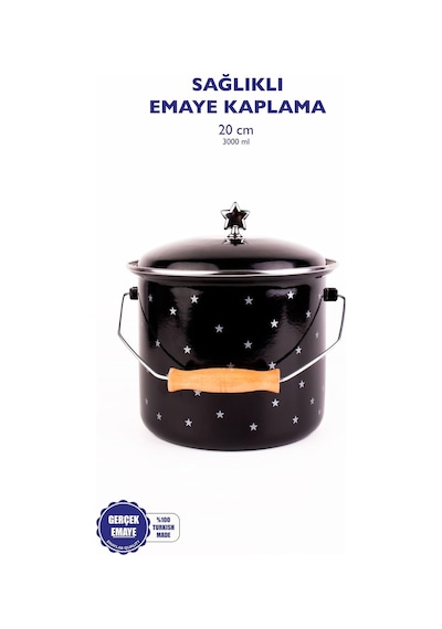 Star Emaye Bakraç 20 Cm 3litre Belirtilmemiş